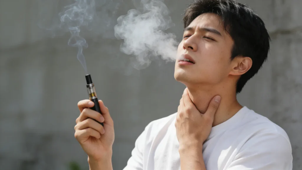 13 powodów, dla których Twój vape tak drapie w gardło